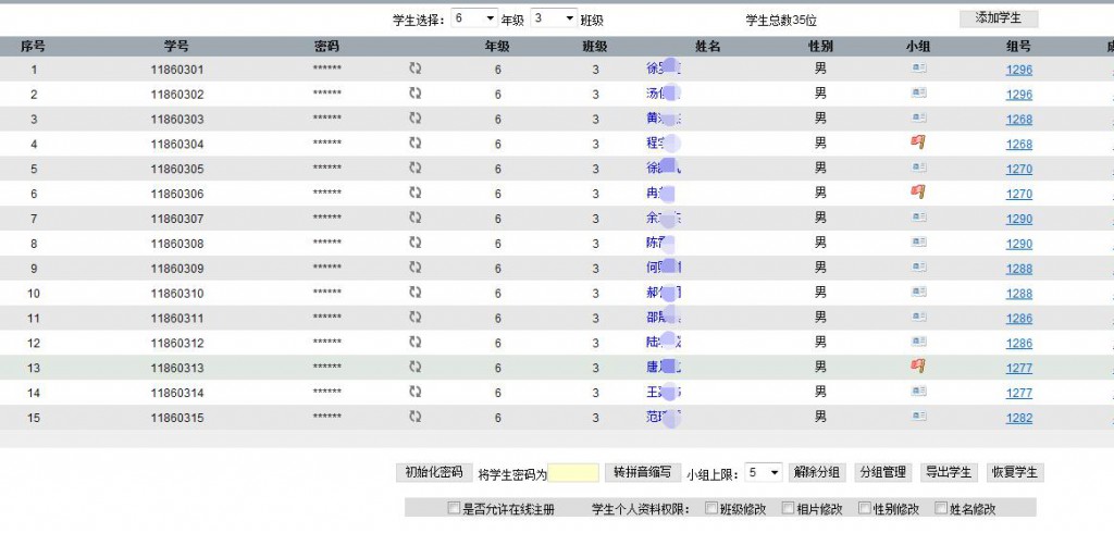 学习小组设定