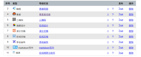 新增常规应用页面